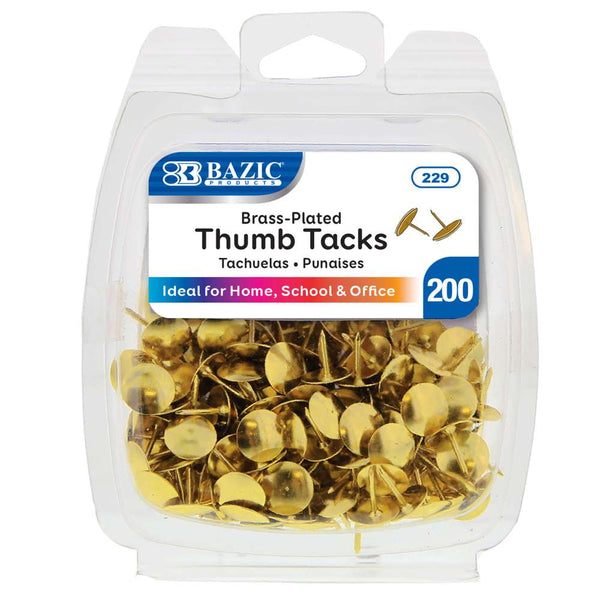 BAZIC Thumb Tack Assorted Color (150/Pack) - Bazicstore