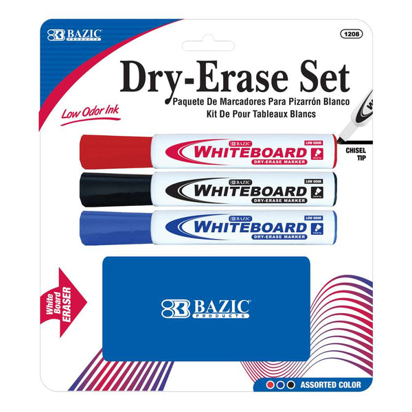 Set of 30 Personal Whiteboard Mini Dry Erase Marker Erasers