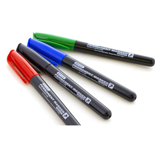 BAZIC Fine Tip Mini Fancy Colors Permanent Marker w/ Cap Clip (5/Pack) -  Bazicstore