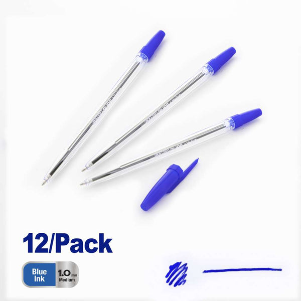 Trend Porous Point Pens, Blue, 12 Per Pack, 2 Packs