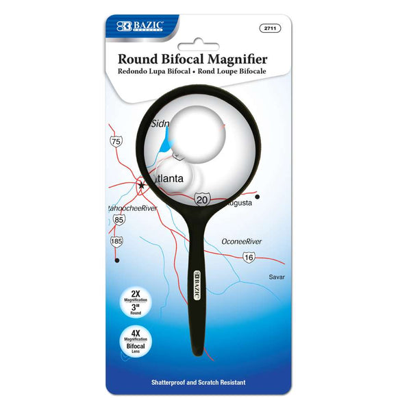 Round Acrylic Biconvex Magnifying Lens - 2X/Dia. 180mm Magnifying