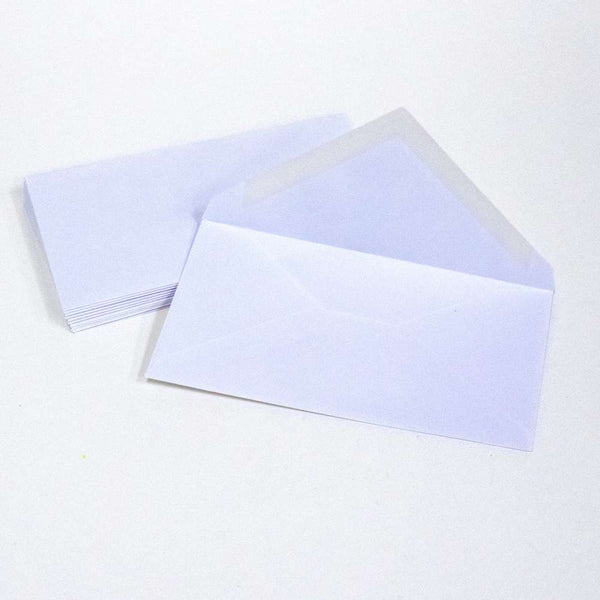 White Simple Blank Wordless Envelope Saliva Glue 4*9 - Temu