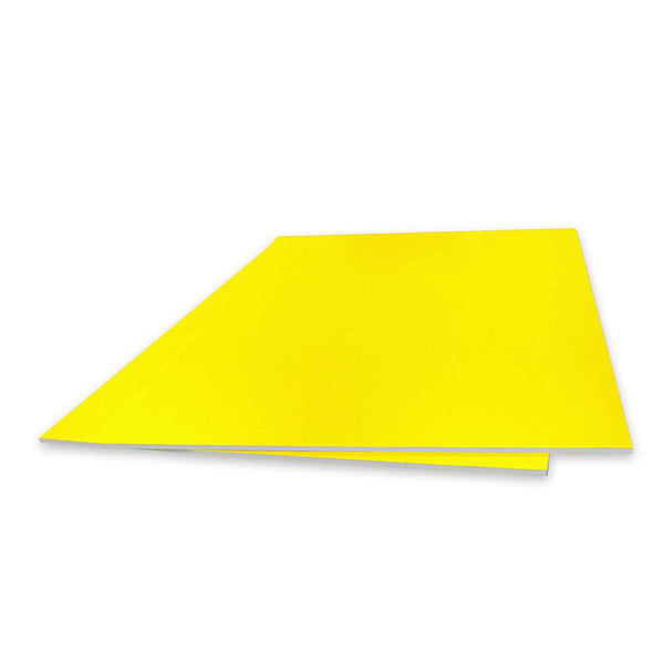 Bazic 20 inch x 30 inch Yellow Foam Board Pack of - 25