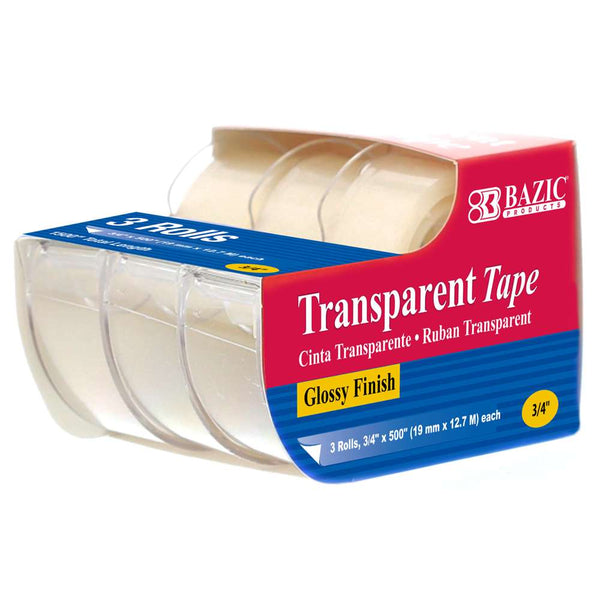 BAZIC 0.5 X 200 Double Sided Foam Mounting Tape (2/Pack) Bazic Products