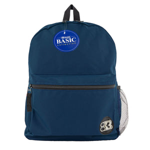 Basic 16" Navy Blue Basic Backpack