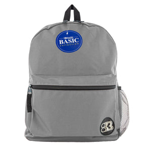 Basic 16" Gray Basic Backpack