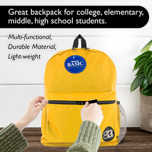 Basic 16" Mustard Basic Backpack