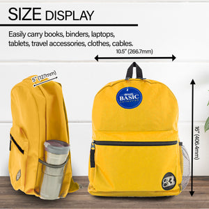 Basic 16" Mustard Basic Backpack