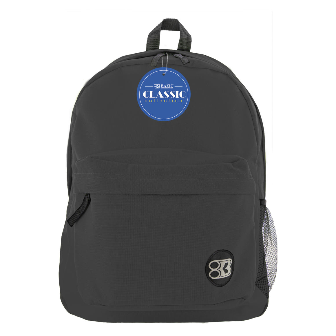 Classic 17" Black Backpack