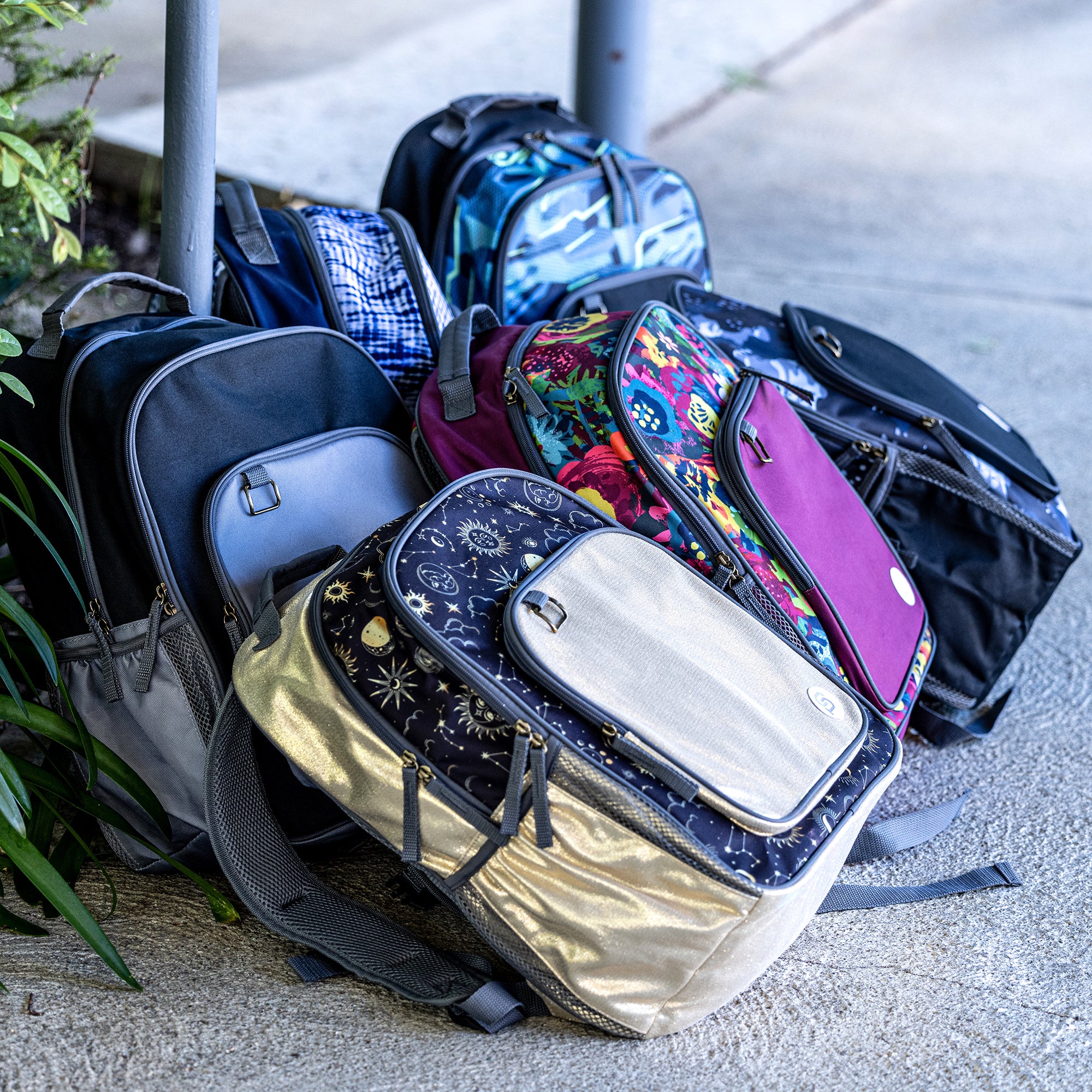 Pottery barn tie online dye backpack