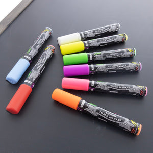 Wet Erase Chalk Markers (8/Pack)