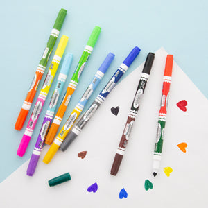 Double-Tip 8 Washable Markers