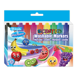 Washable Scented Markers 10 Color