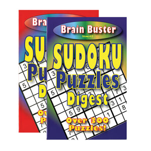 Brain Teasing Sudoku Puzzle Book Digest Size