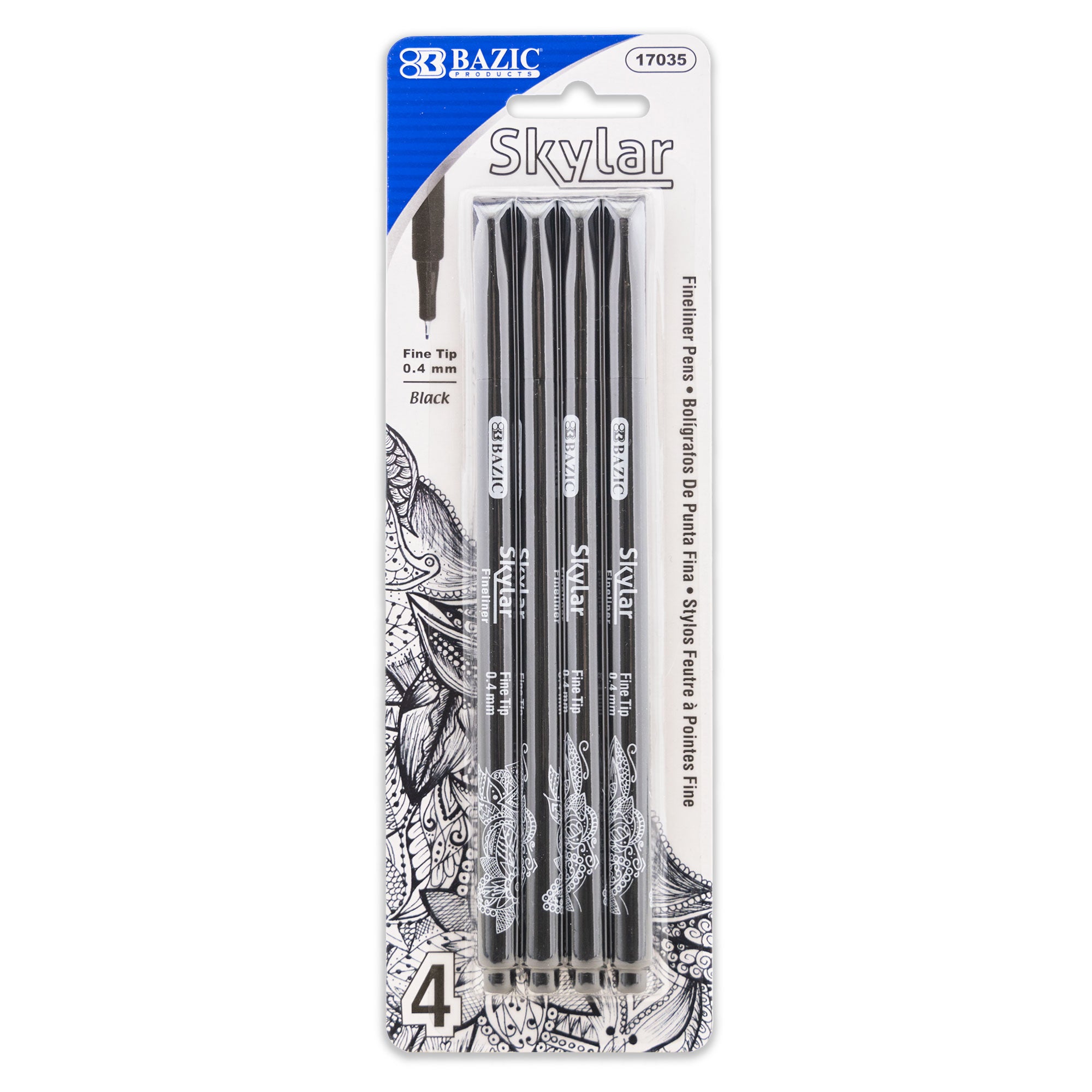 THR3E STROKES Fineliner Color Pens Set - Fine Point Pen Set,  10 Packs, 0.38 MM Fineliner Pens for Noting/Writing/Drawing/Coloring - Fine  Point Pen Set