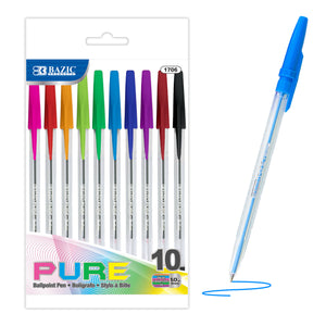 10 Pure Neon Color Stick Pen