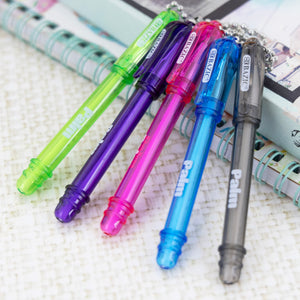 Palm Mini Ballpoint Pen w/ Key Ring (5/Pack)