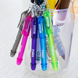 Palm Mini Ballpoint Pen w/ Key Ring (5/Pack)