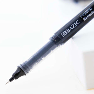 Norte Black Needle-Tip Rollerball Pen (3/Pack)