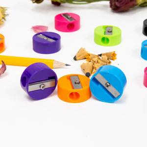 Single Blade Round Pencil Sharpener (12/Pack)