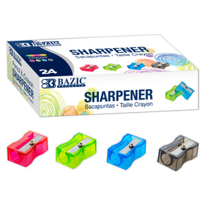 Coby Square Pencil Sharpener (24/Box)