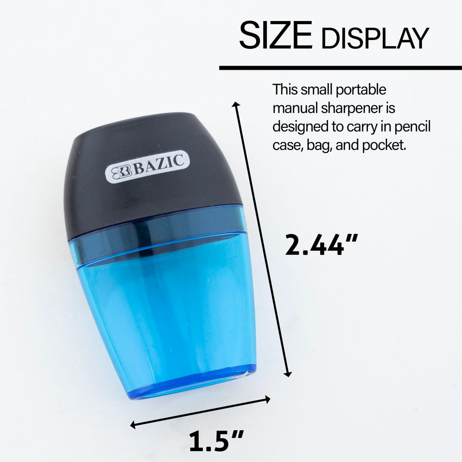 Single Blade Side Hole Sharpener w/ Receptacle