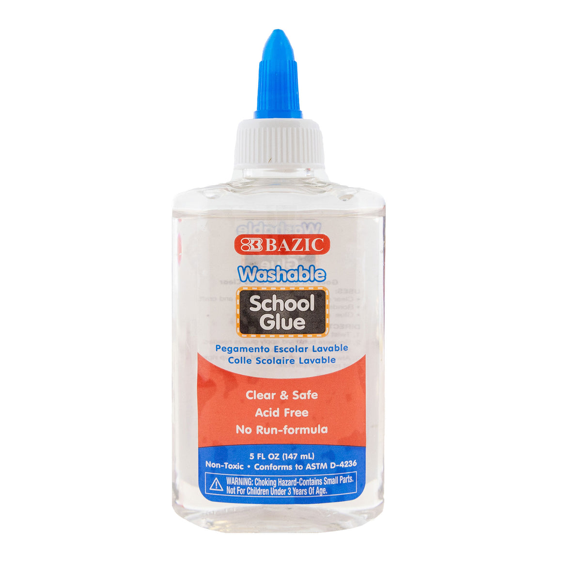 Clear Washable School Glue 5 FL OZ (147 mL)