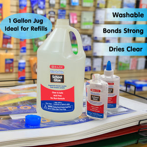 Clear Washable School Glue 1 Gallon