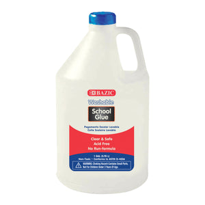 Clear Washable School Glue 1 Gallon