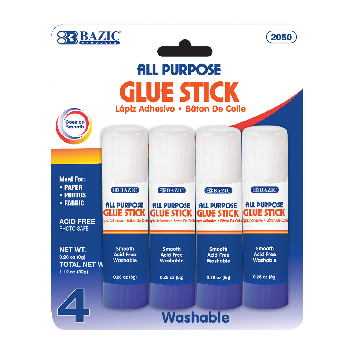 Glue Stick Premium 0.28 oz (8g)(4/Pack)