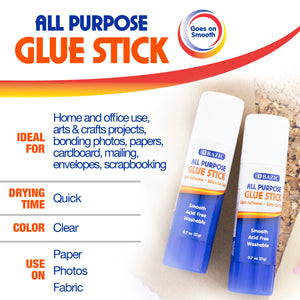 Glue Stick Premium 0.7 oz (21g)(2/Pack)