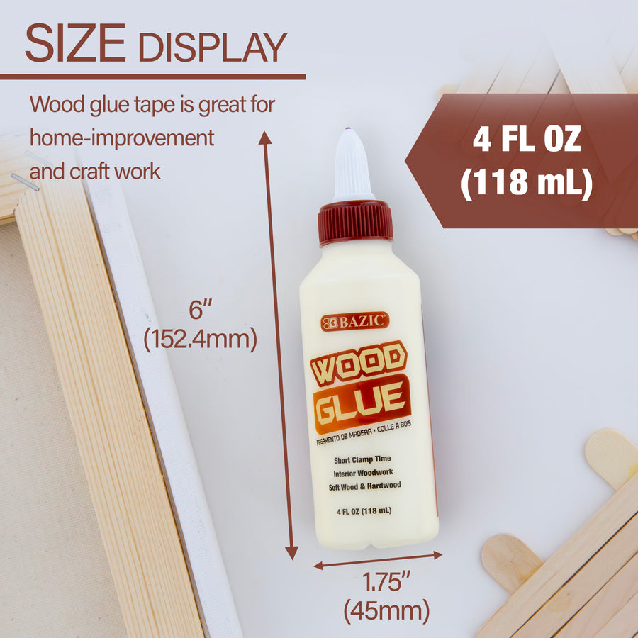 Wood Glue 4 FL OZ (118 mL) w/ PDQ Display