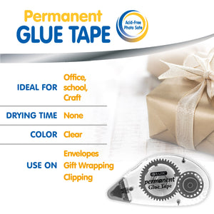 Permanent Glue Tape 8 mm x 8 m