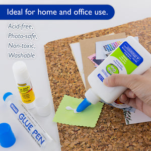 Clear Glue & White Glue & Glue Stick Sets (3/Pack)