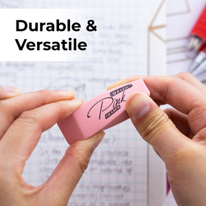 Pink Bevel Eraser (4/Pack)