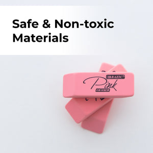 Pink Bevel Eraser (4/Pack)