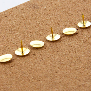 Thumb Tack Brass (Gold) (200/Pack)