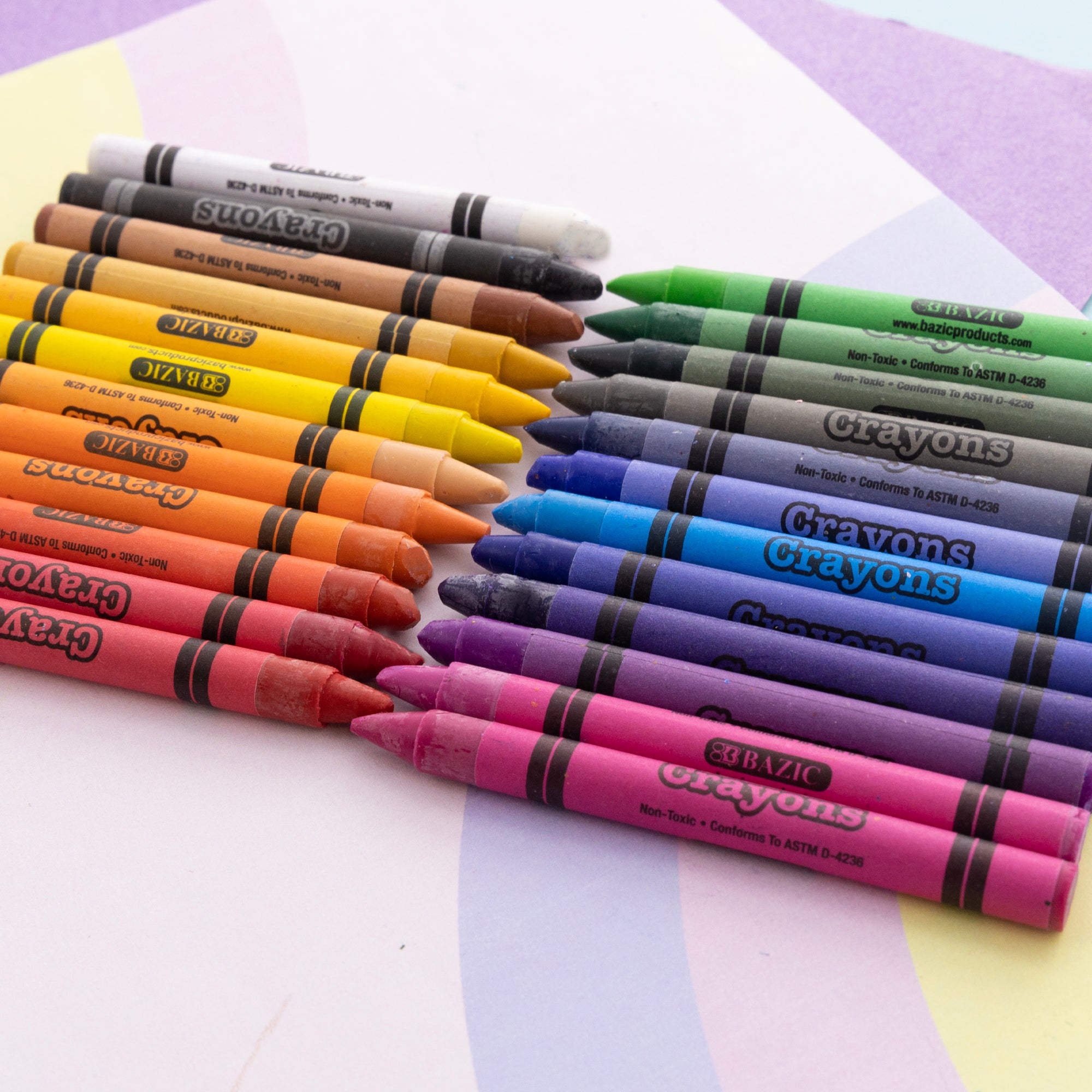 Crayola Metallic Crayons, 24 Per Pack, 6 Packs