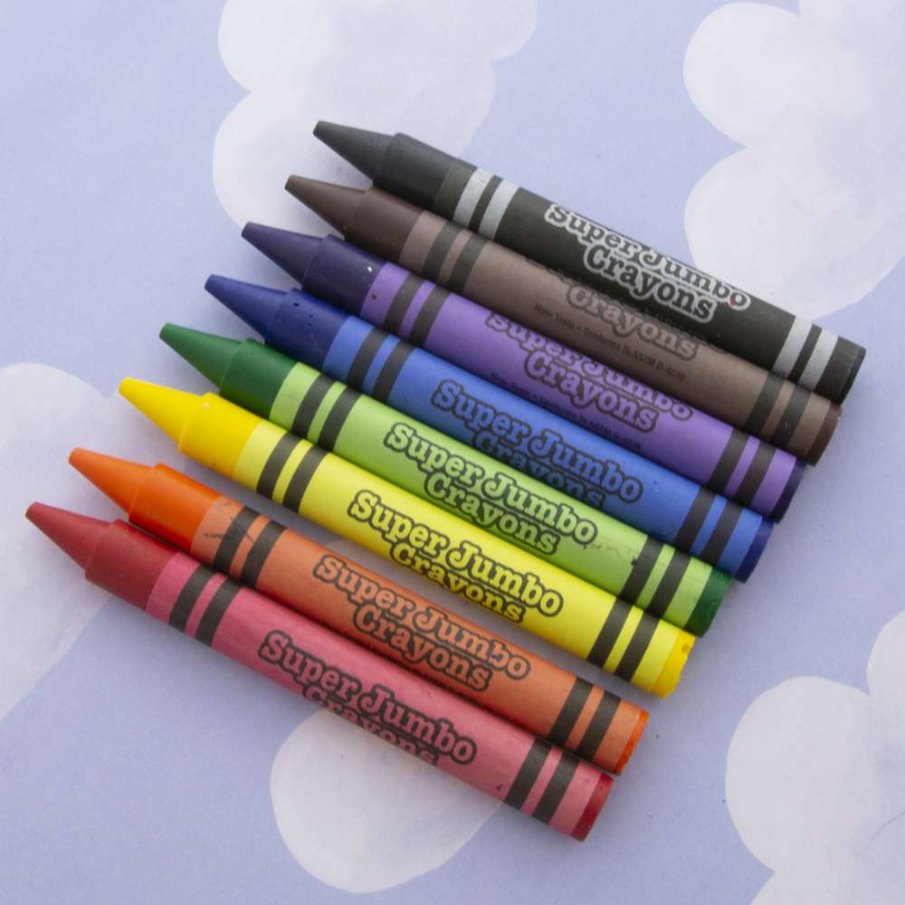 Crayola Dry Erase Washable Crayons, Vibrant Colors, 8/Box - 6