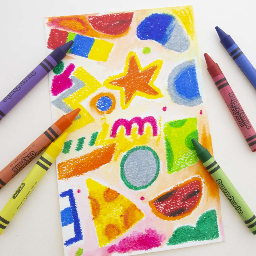 24 pieces 8 Color Washable Premium Jumbo Crayons - Crayon - at 