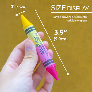 Double-Ended Super Jumbo Crayons Premium 12 Color