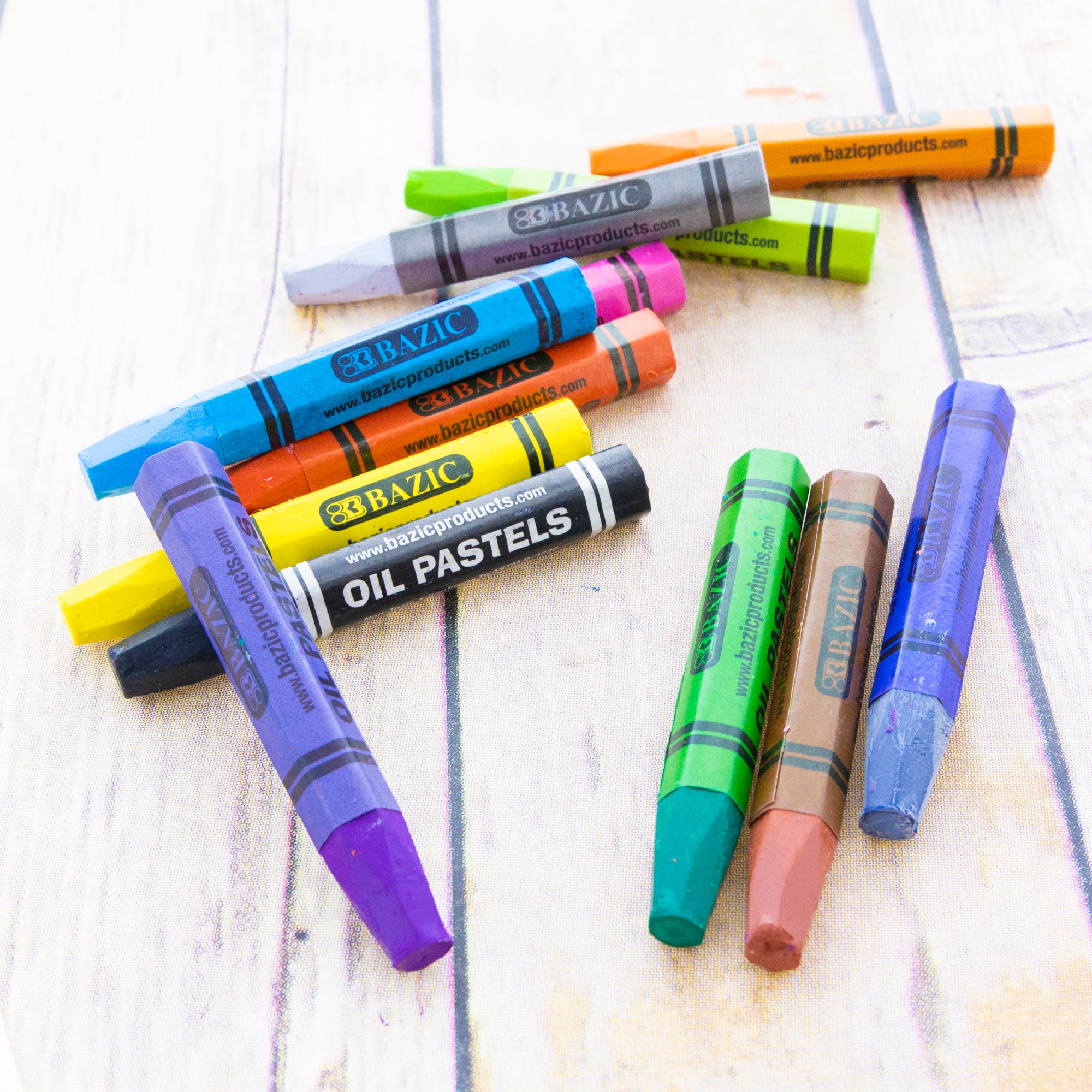 12 Colors Caryon Pencils Wax Drawing Set Artist Paint Oil Pastel Pencil For  Student Kid School Sketch Art Supplies