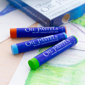 Oil Pastels 12 Colors