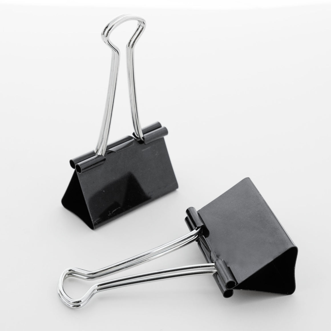 Large 2" (51mm) Black Binder Clip (4/Pack)