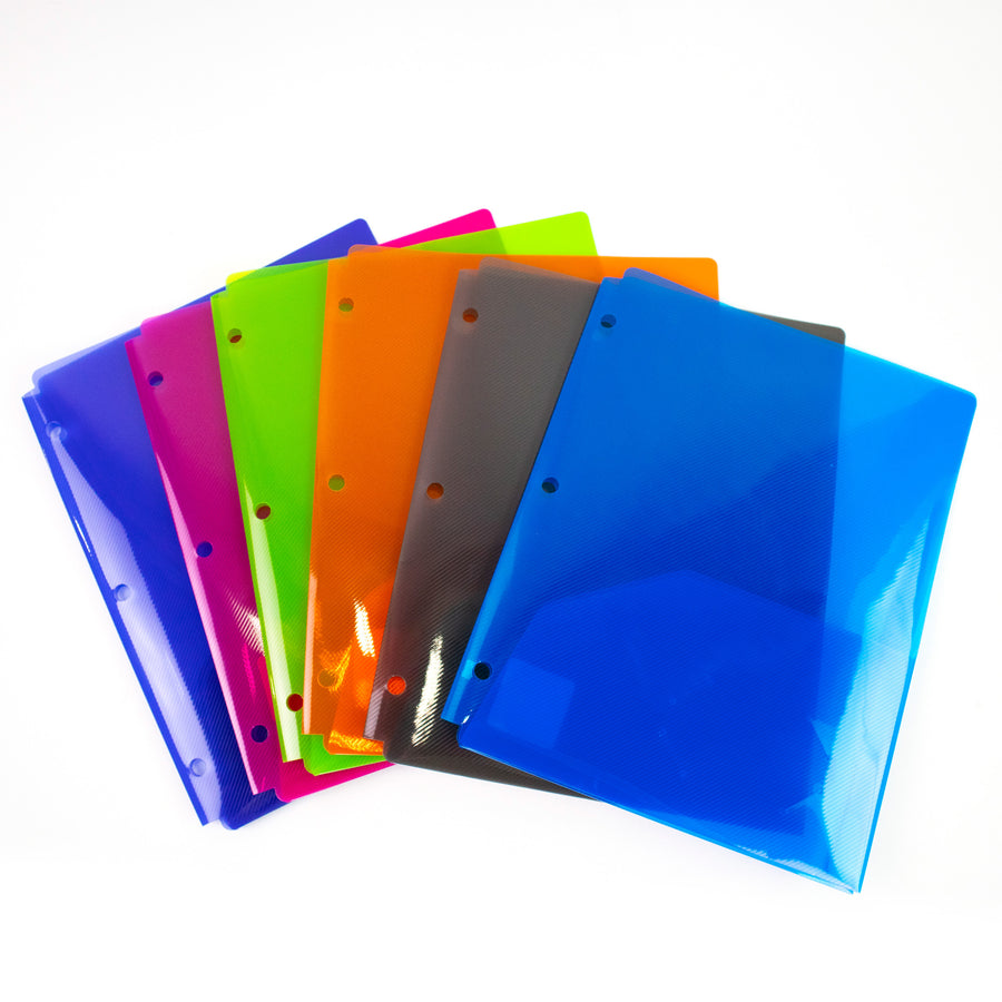 Poly 2-Pockets Portfolio - Translucent