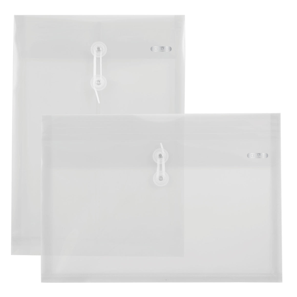 String Envelope Letter Size Clear Top / Side Loading (2/Pack)