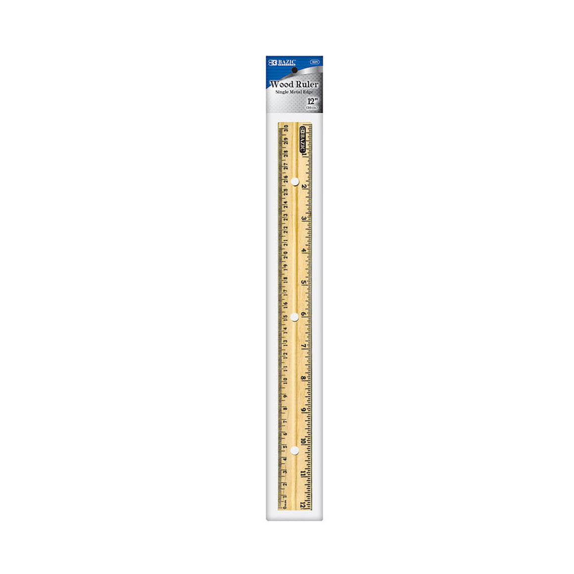 Wooden Ruler 12" (30cm)