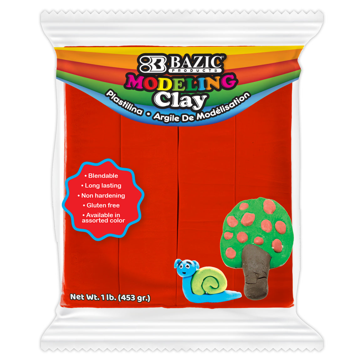 Modeling Clay 1 lb Red