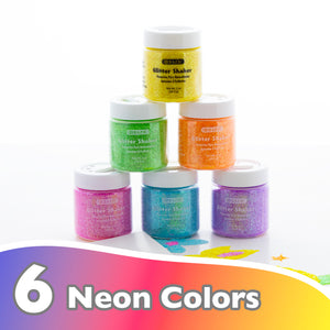 Glitter Shaker 56.6g / 2 Oz. Neon Color