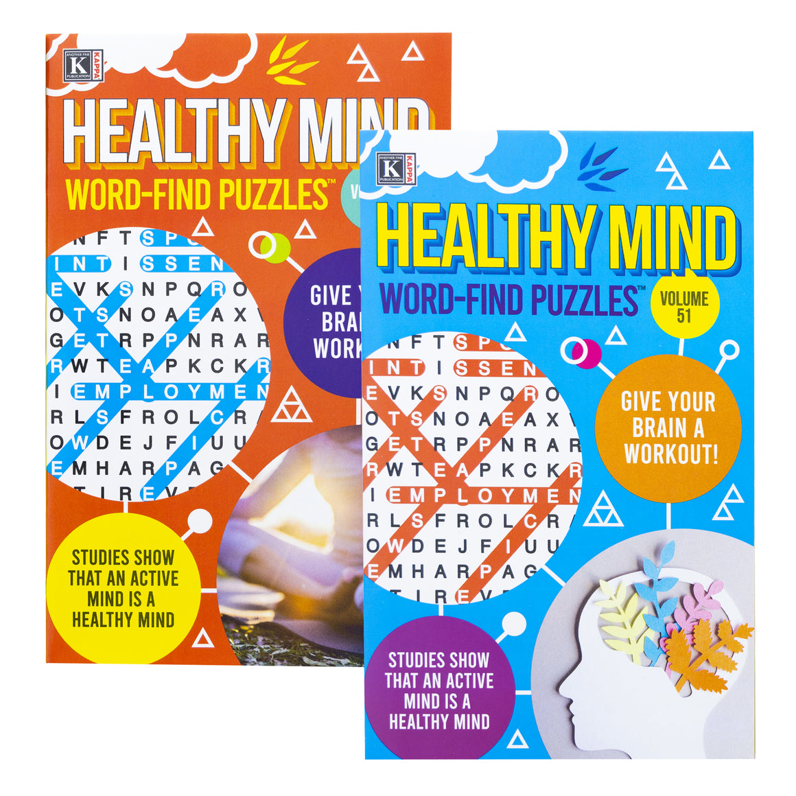 KAPPA Healthy Minds Words Finds Puzzle Book - Digest Size